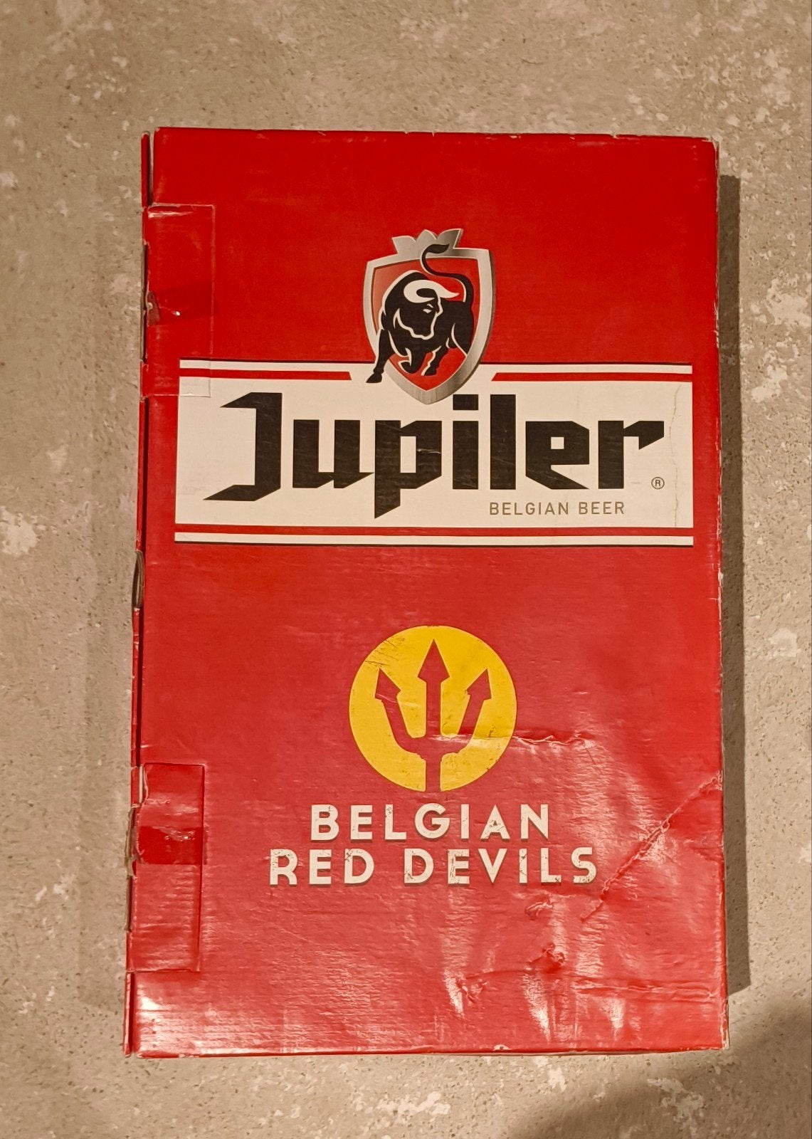 jupiler rode duivel glazen, Verzamelen, Ophalen, Gebruikt, Bierglas