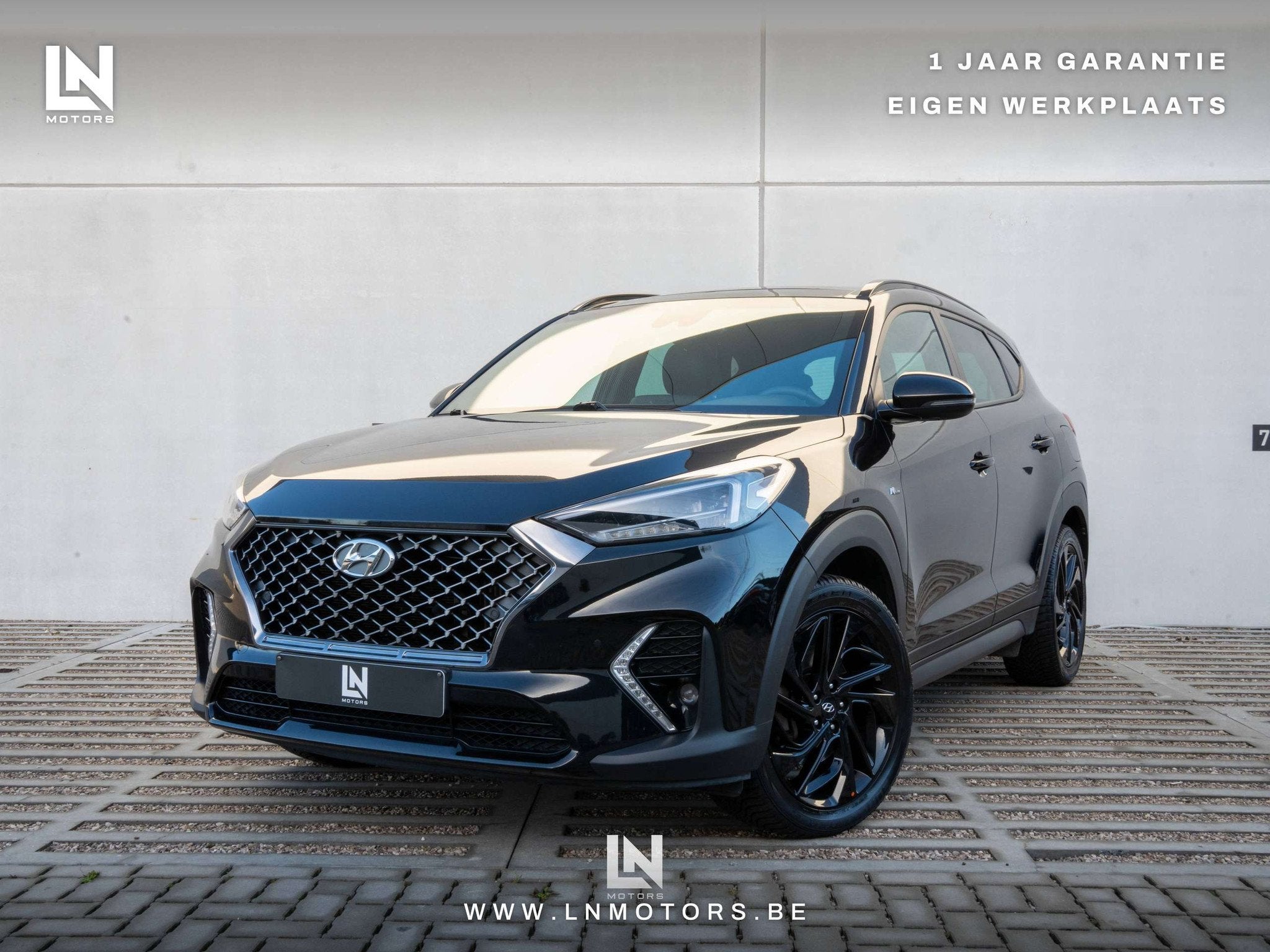 Hyundai Tucson N-Line / Trekhaak / Pano / Achteruitrijcamera, Gebruikt, 4 cilinders, Zwart, 5 zetels