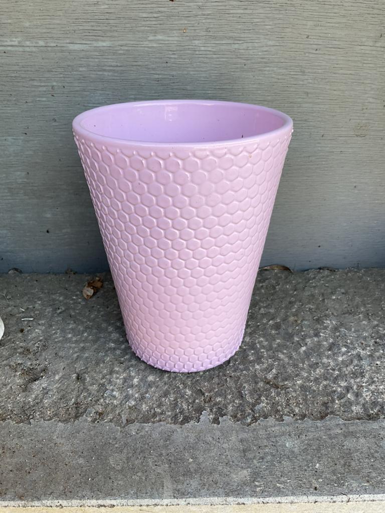Roze nieuwe bloempot, Neuf, Enlèvement ou Envoi, Moins de 25 cm, Pierre