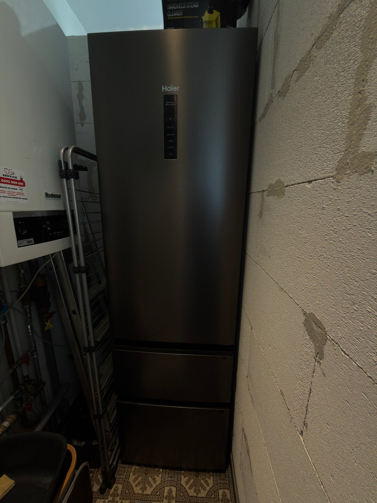 Frigo congélateur Haier, Elektronische apparatuur, Koelkasten en IJskasten, Ophalen, Zo goed als nieuw