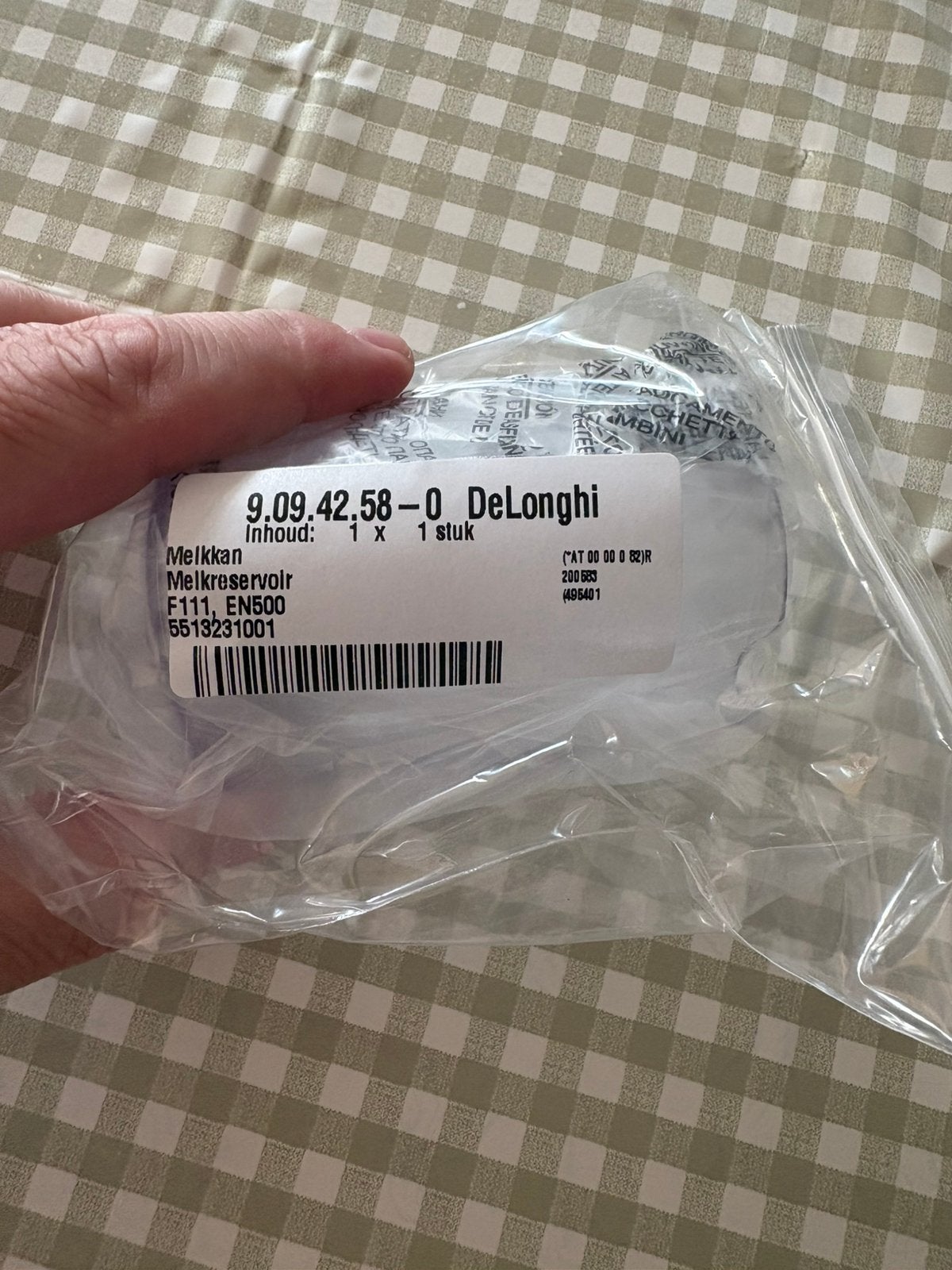 DeLonghi Nespresso Lattissima One EN500 melkkan, Elektronische apparatuur, Koffiepads en cups, Ophalen of Verzenden, 1 kopje, Koffiemachine