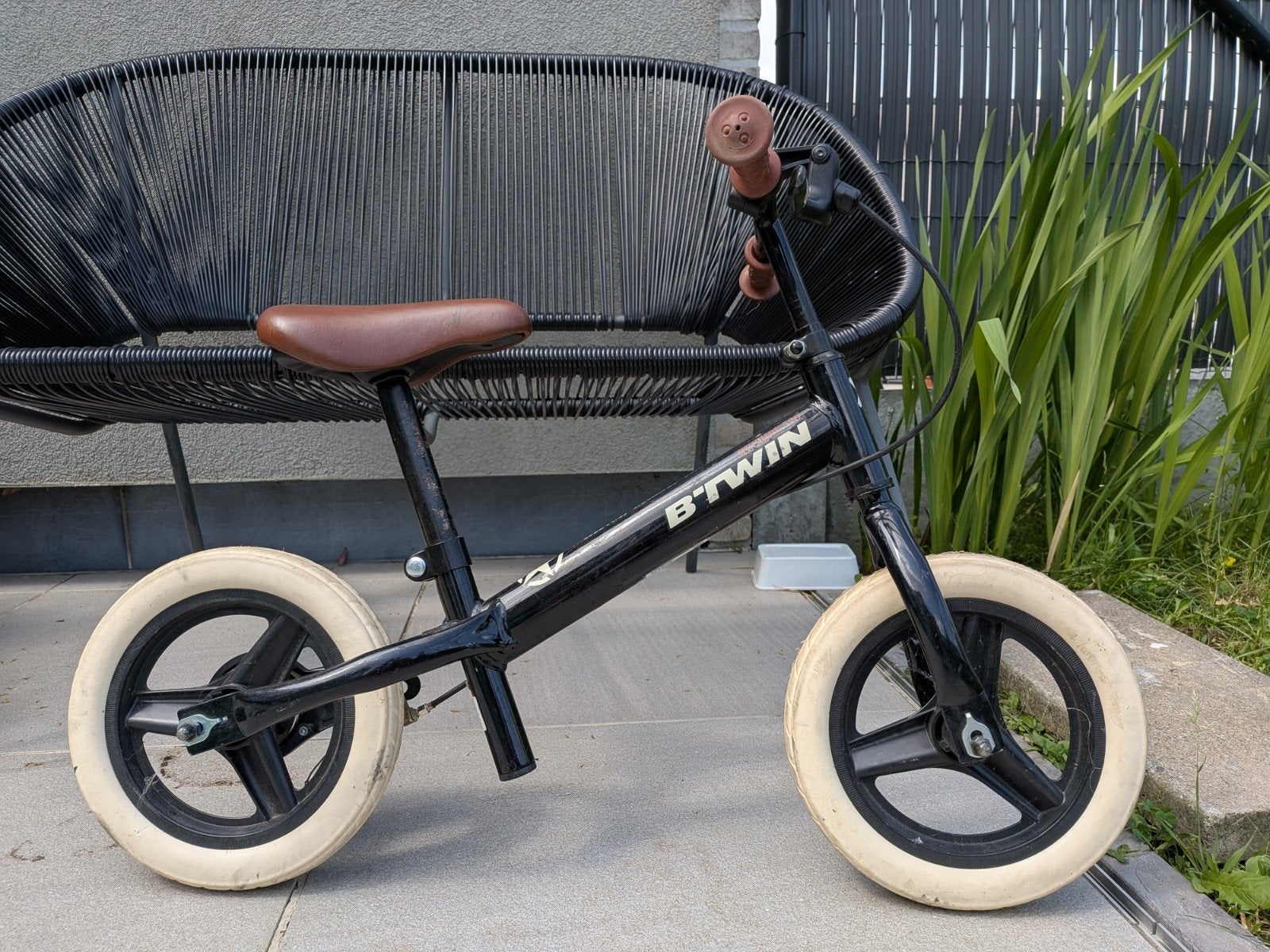 Loopfiets btwin, Ophalen