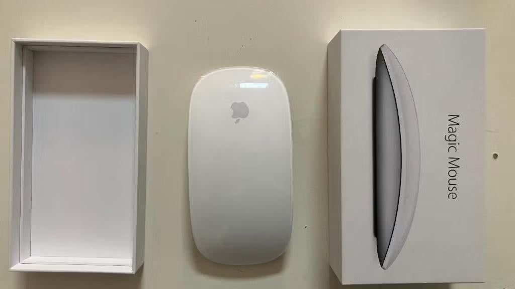 Apple Magic Mouse + Keyboard (QWERTY), Enlèvement, Utilisé, Qwerty, Apple