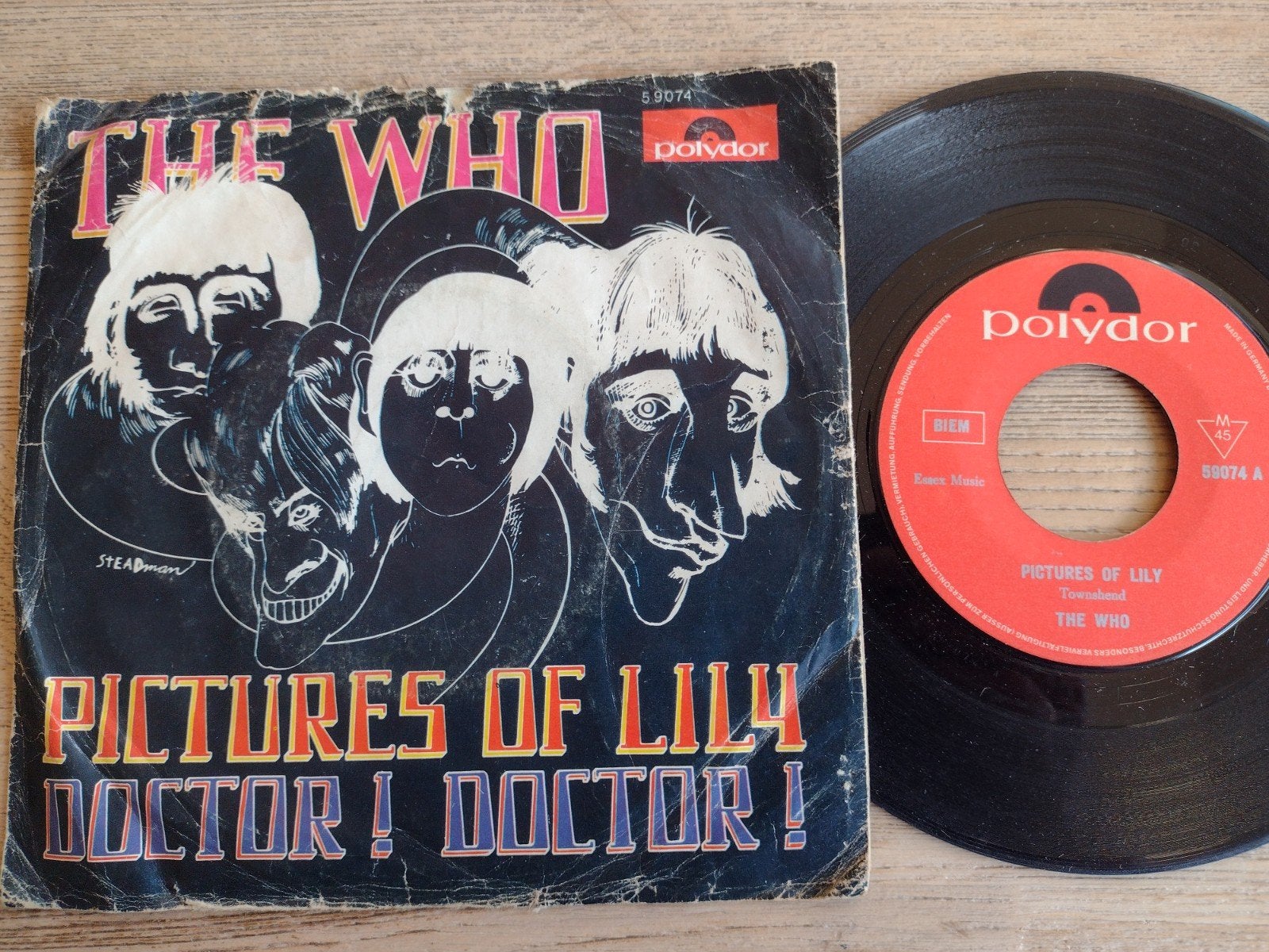 SINGLE vinyl : THE WHO : PICTURES OF LILY (1967), Enlèvement ou Envoi, 7 inch, Utilisé, Housse de protection extérieure