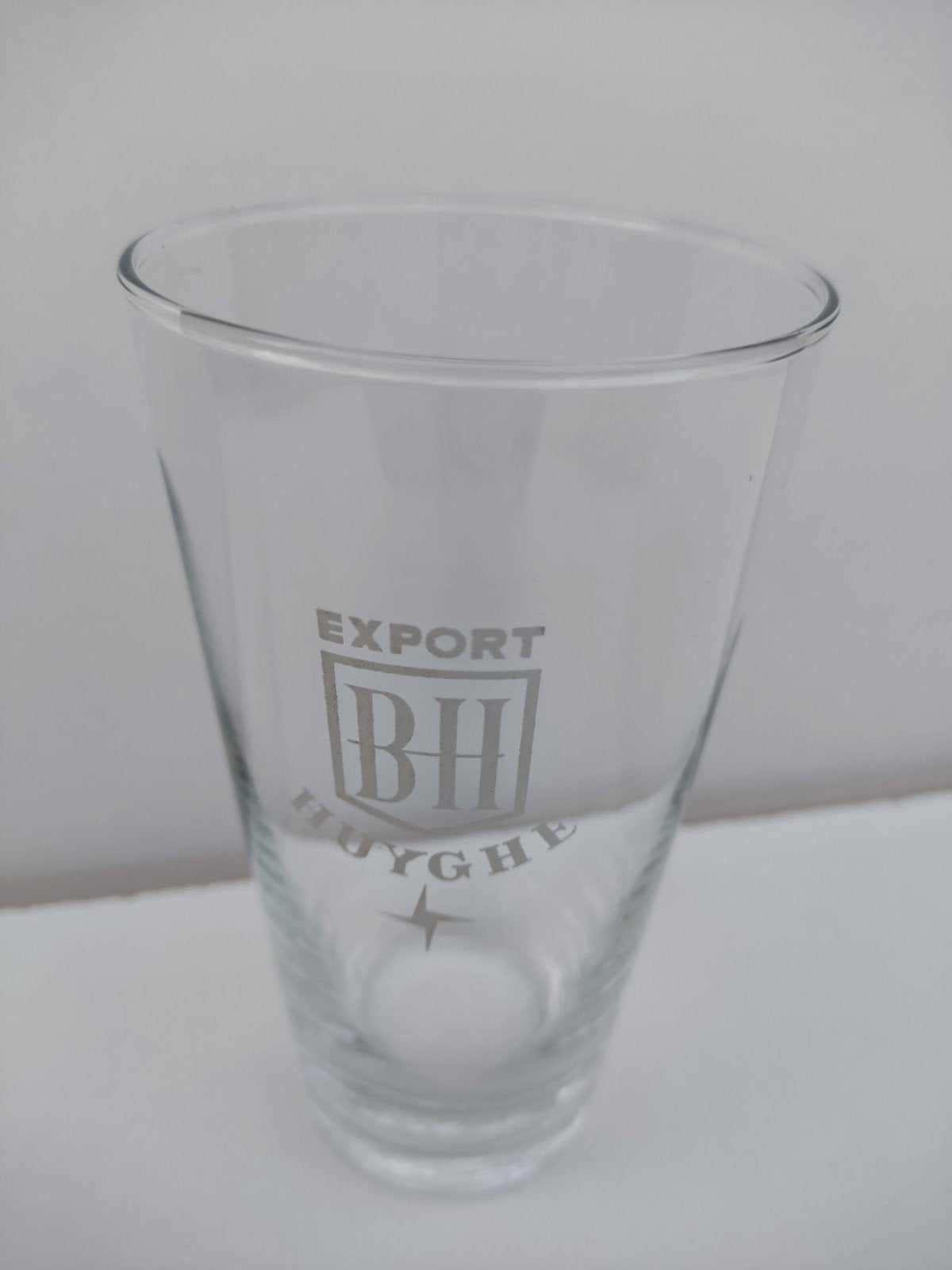 Verre à bière Vintage Huyghe Export — Brasserie Huyghe Melle, Enlèvement, Comme neuf, Verre ou Verres, Autres marques
