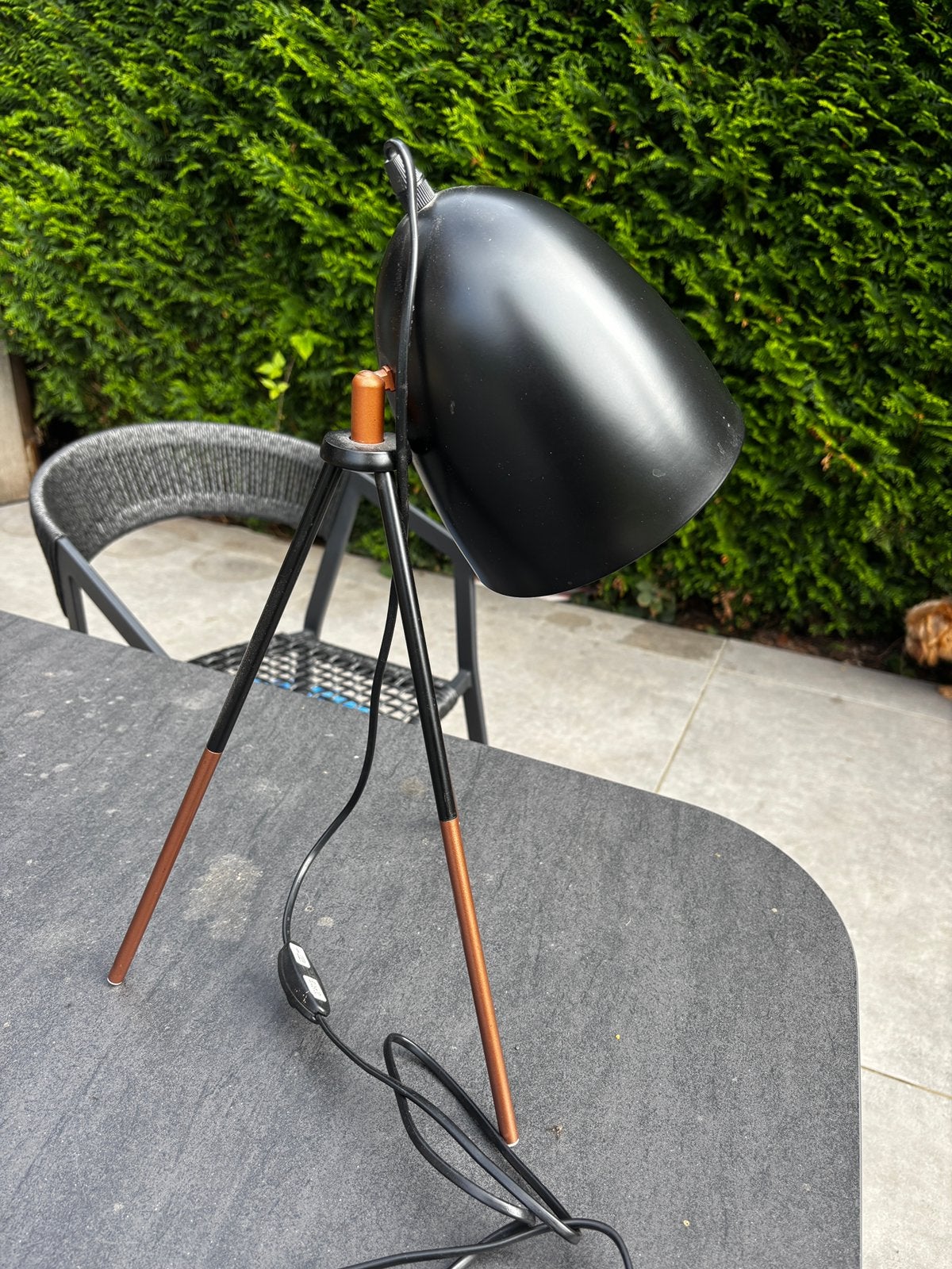 Tripod tafellamp, Huis en Inrichting, Ophalen, Zo goed als nieuw, Design
