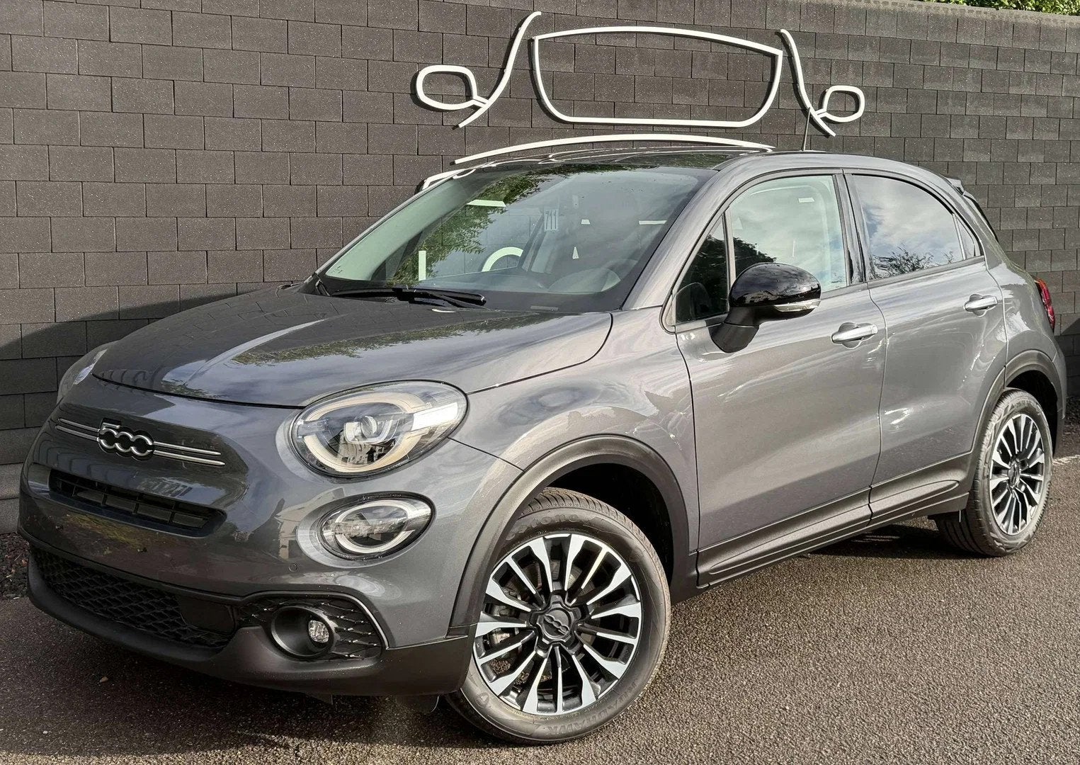 Fiat 500X 1.5 Hybrid+GARANTIE 1 AN+AIRCO+CARPLAY+CAMERA+EURO, Argent ou Gris, Achat, Euro 6, Entreprise