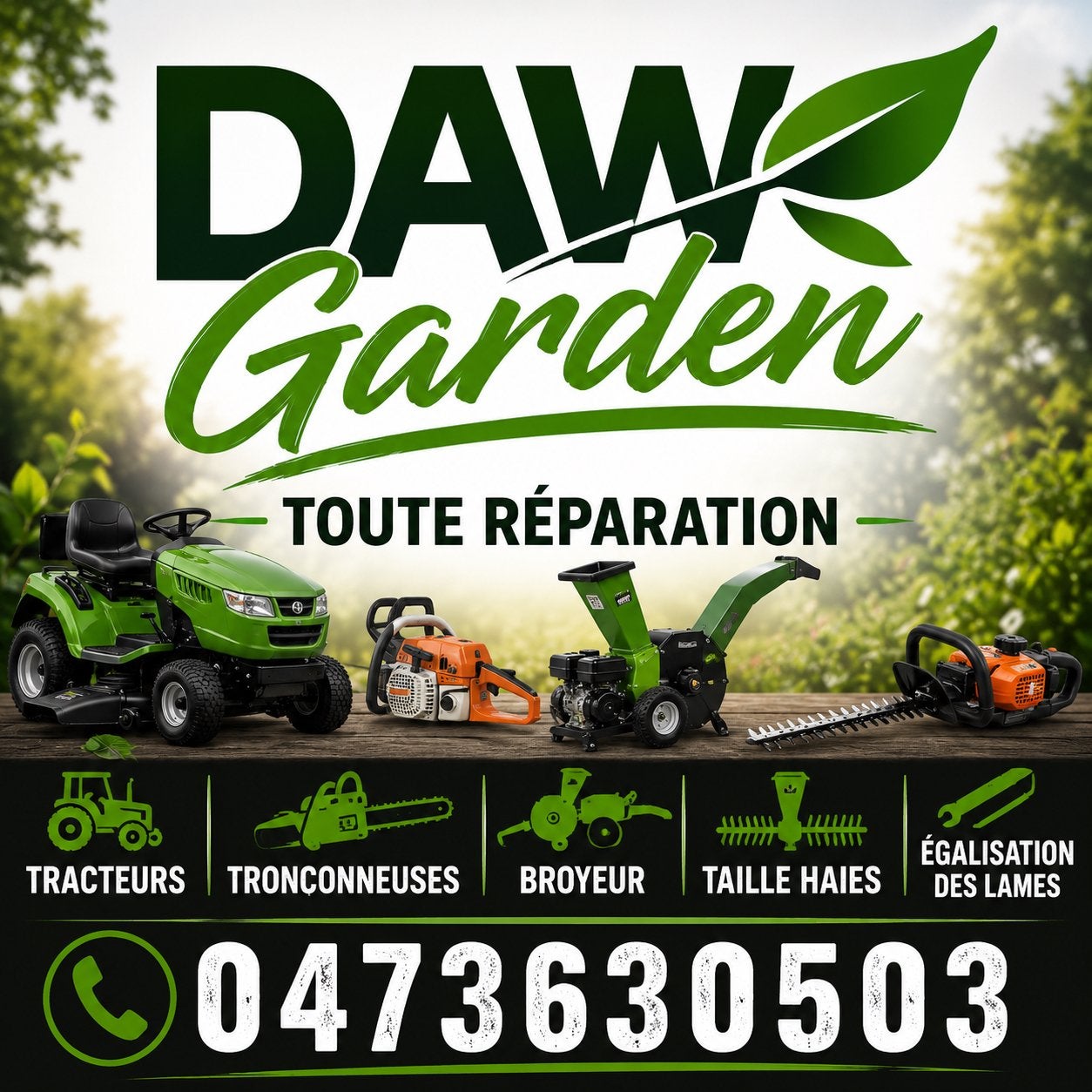 toute réparation, Jardin & Terrasse, Débroussailleuses, Utilisé, Essence, 50 cm ou plus, Enlèvement