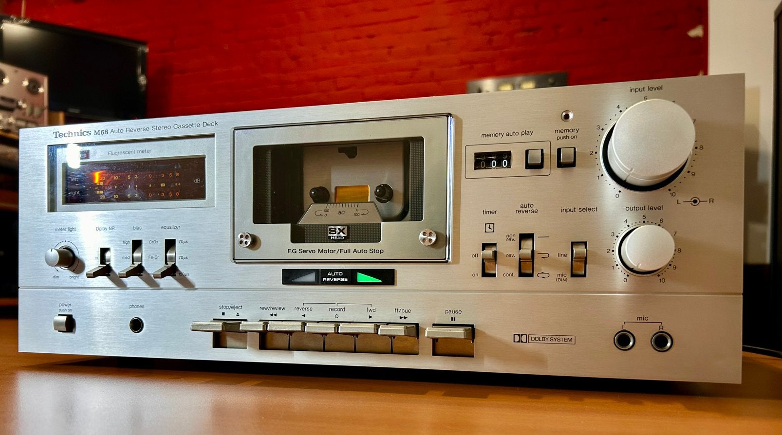 Technics RS-M68 — Cassettespeler, Ophalen of Verzenden, Enkel, Overige merken, Auto-reverse