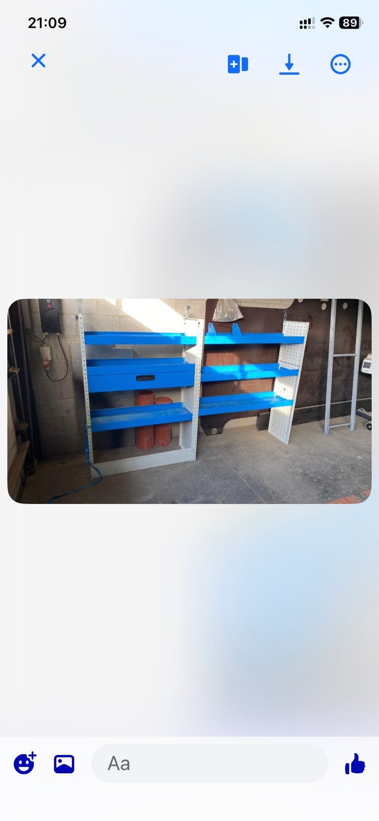 Étagère de camionette, Enlèvement