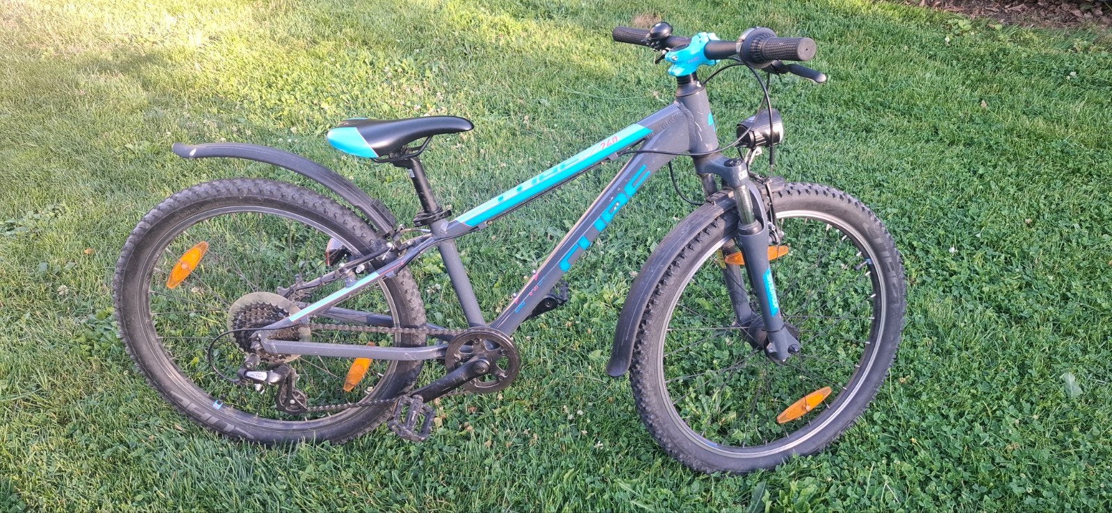 Kinderfiets mountainbike Cube 24 inch, Ophalen, Zo goed als nieuw, Velgrem, Overige merken