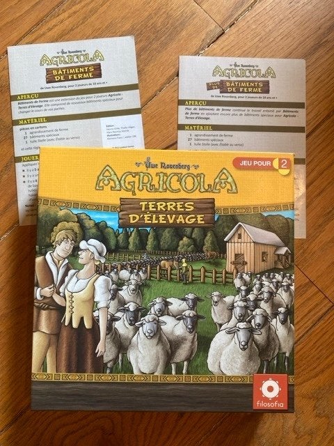 AGRICOLA TERRES D'ELEVAGE + LES 2 EXTENSIONS - super lot, Hobby en Vrije tijd, Verzenden