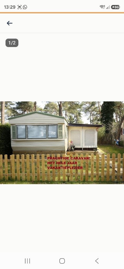 Laag geprijsde leuke caravan, Caravanes & Camping, Jusqu'à 4
