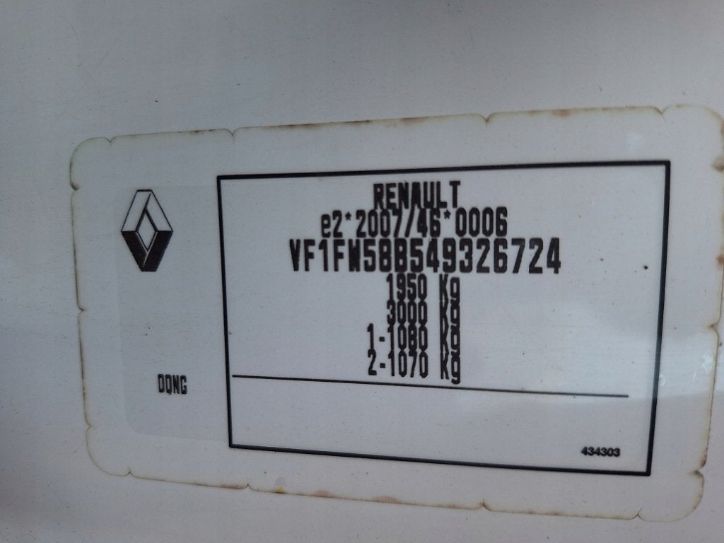 Moteur K9K608 Nu RENAULT KANGOO, Envoi, Utilisé, Skoda