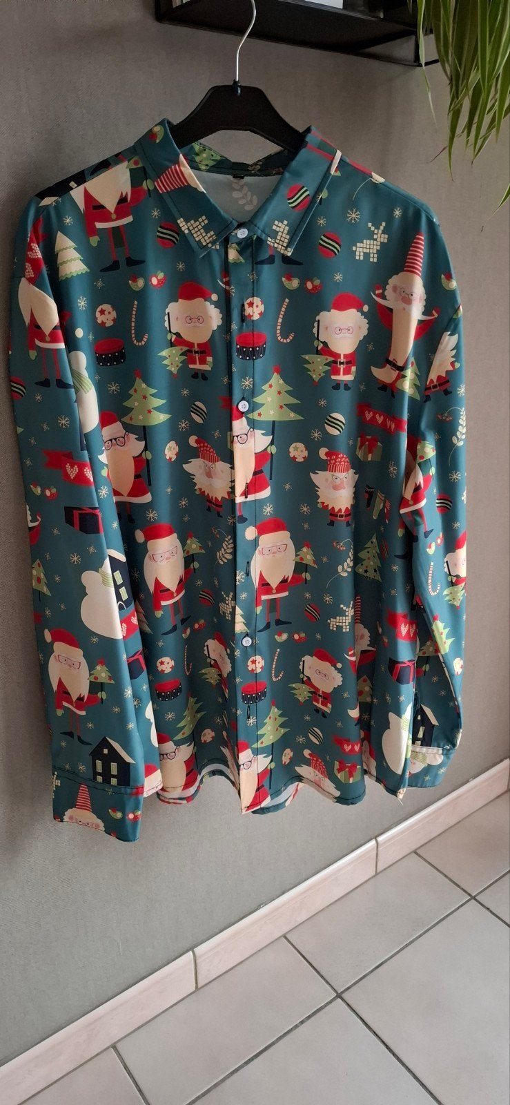 herenhemd kerst ,mt XXL, Ophalen of Verzenden