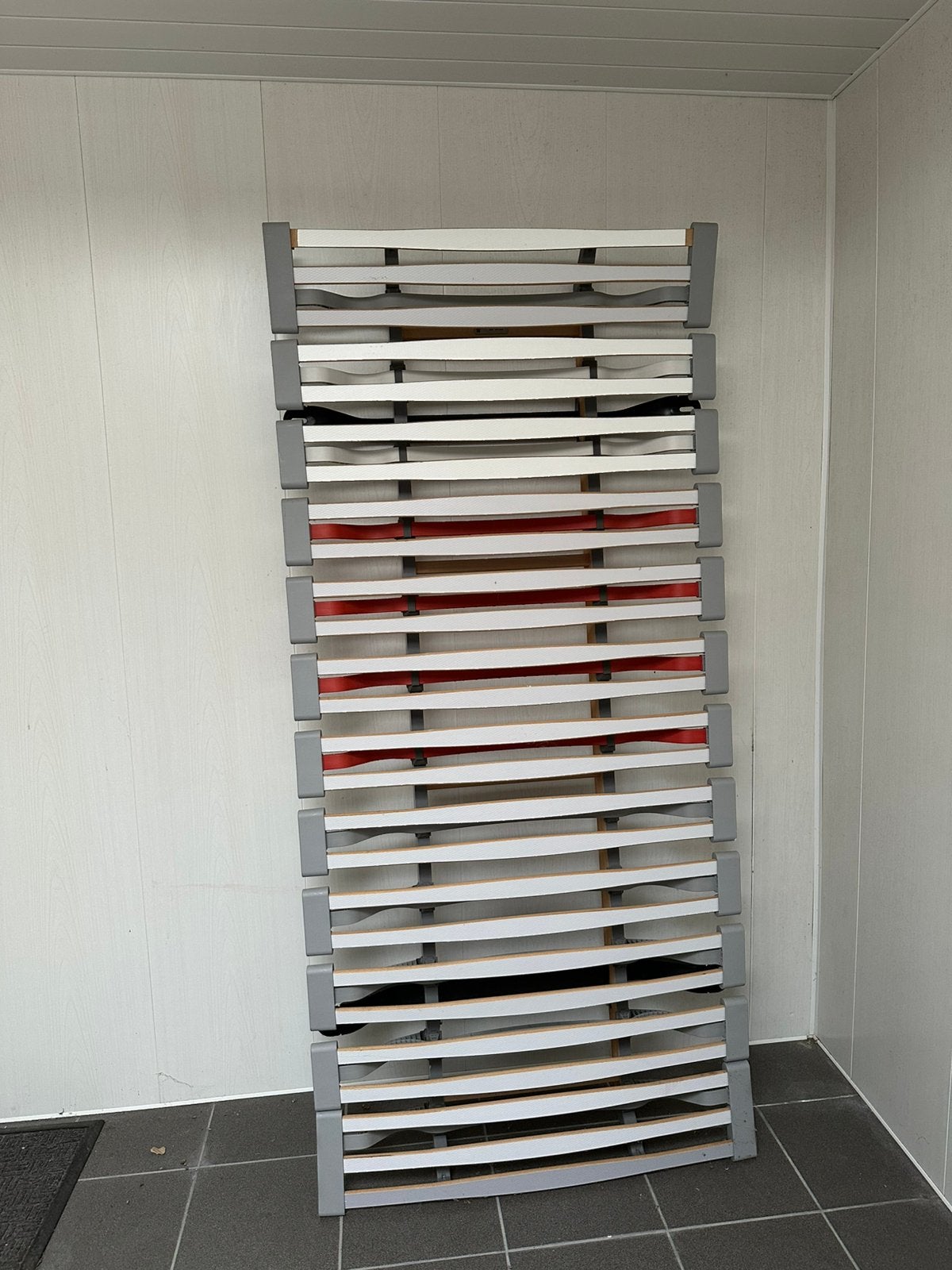 Lattenbodem 1-persoonsbed, Ophalen, Gebruikt, 90 cm, Eenpersoons