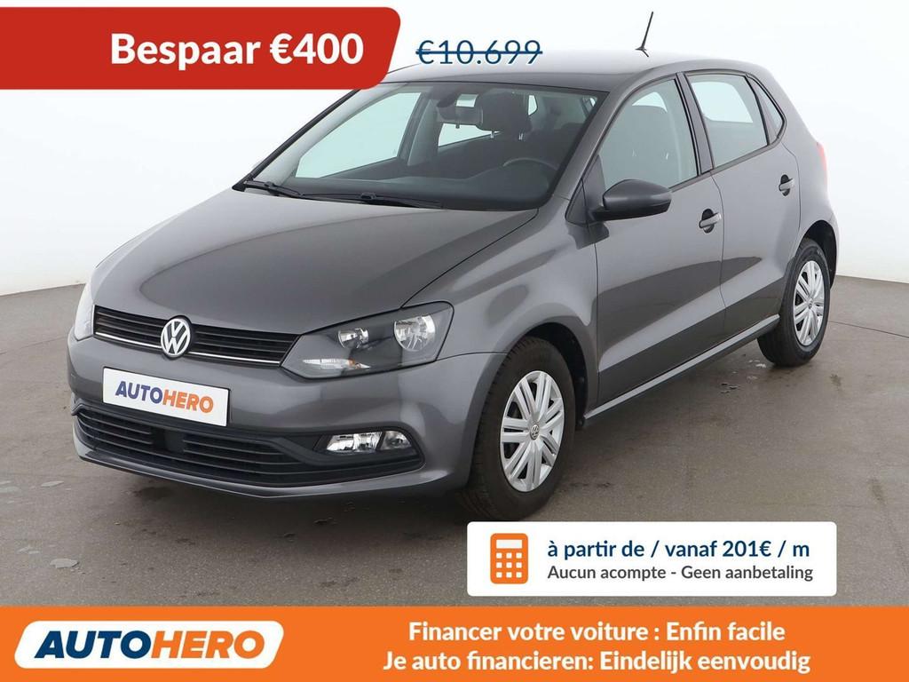 Volkswagen Polo 1.0 Trendline BlueMotion Tech (bj 2016), Auto's, Volkswagen, Voorwielaandrijving, Stof, Zwart, 1055 kg