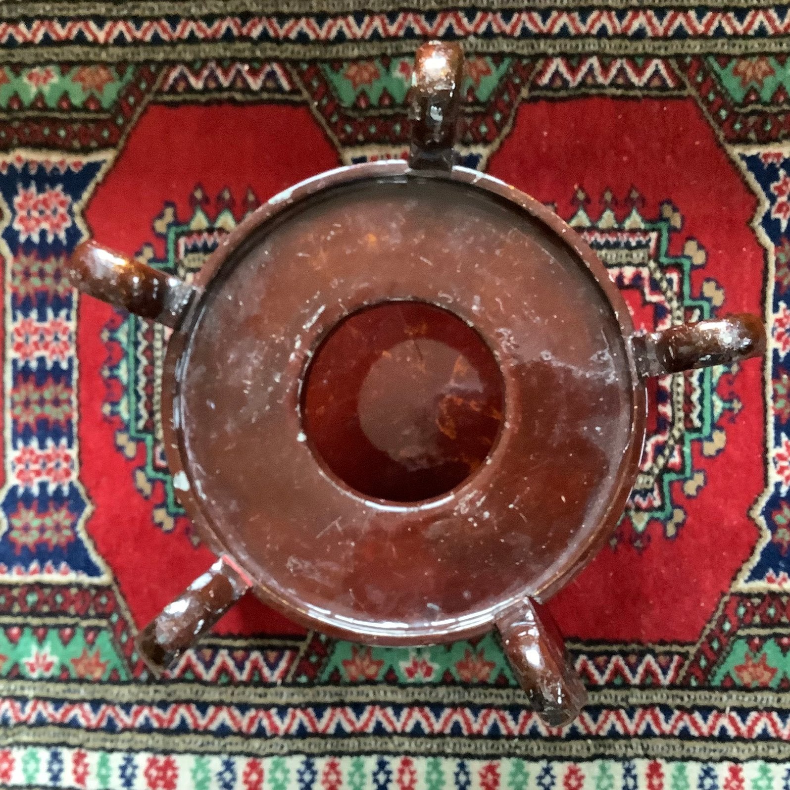 Decoratieve houten jardinière / plantentafel – oriëntaals., Antiek en Kunst, Curiosa en Brocante, Ophalen