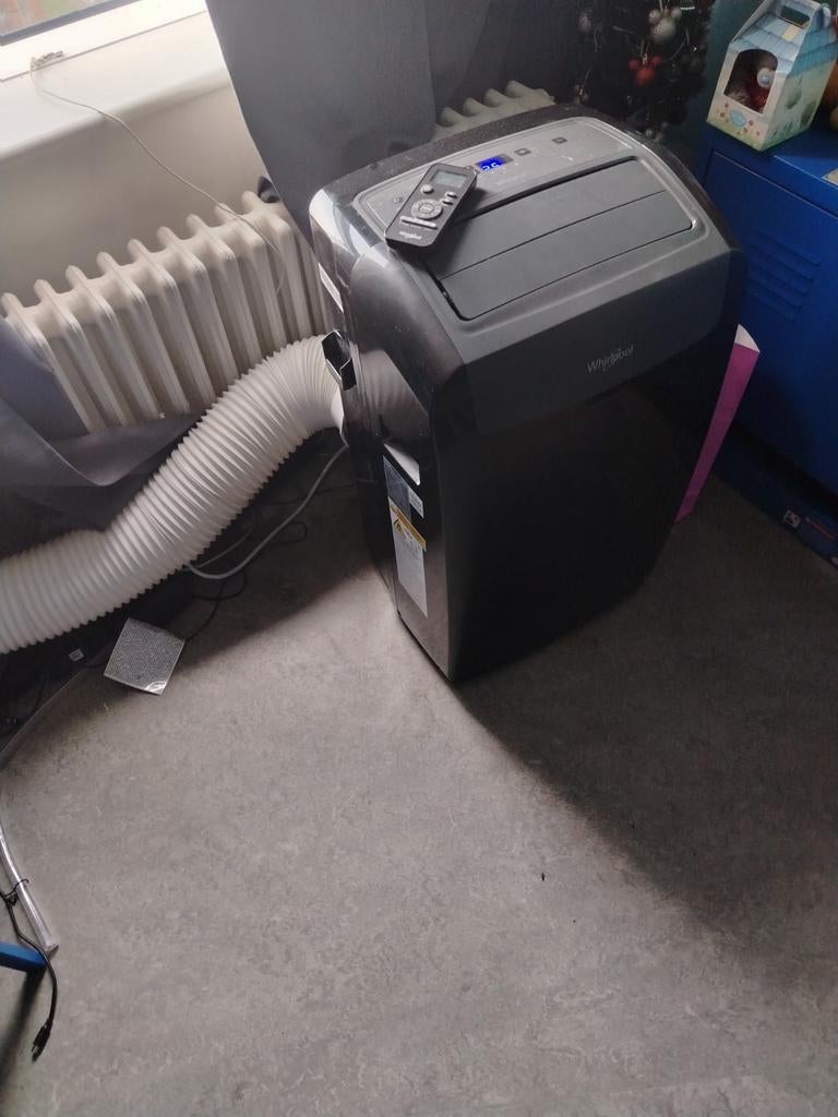 Whirlpool PACB212HP mobiele airco + verwarming, Elektronische apparatuur, Airco's, Ophalen, Mobiele airco, Afstandsbediening