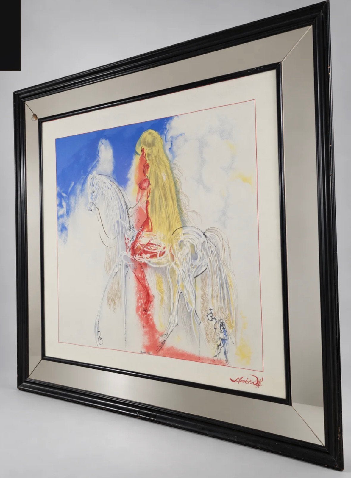 Litho salvador Dali, Antiquités & Art, Encadré, Enlèvement