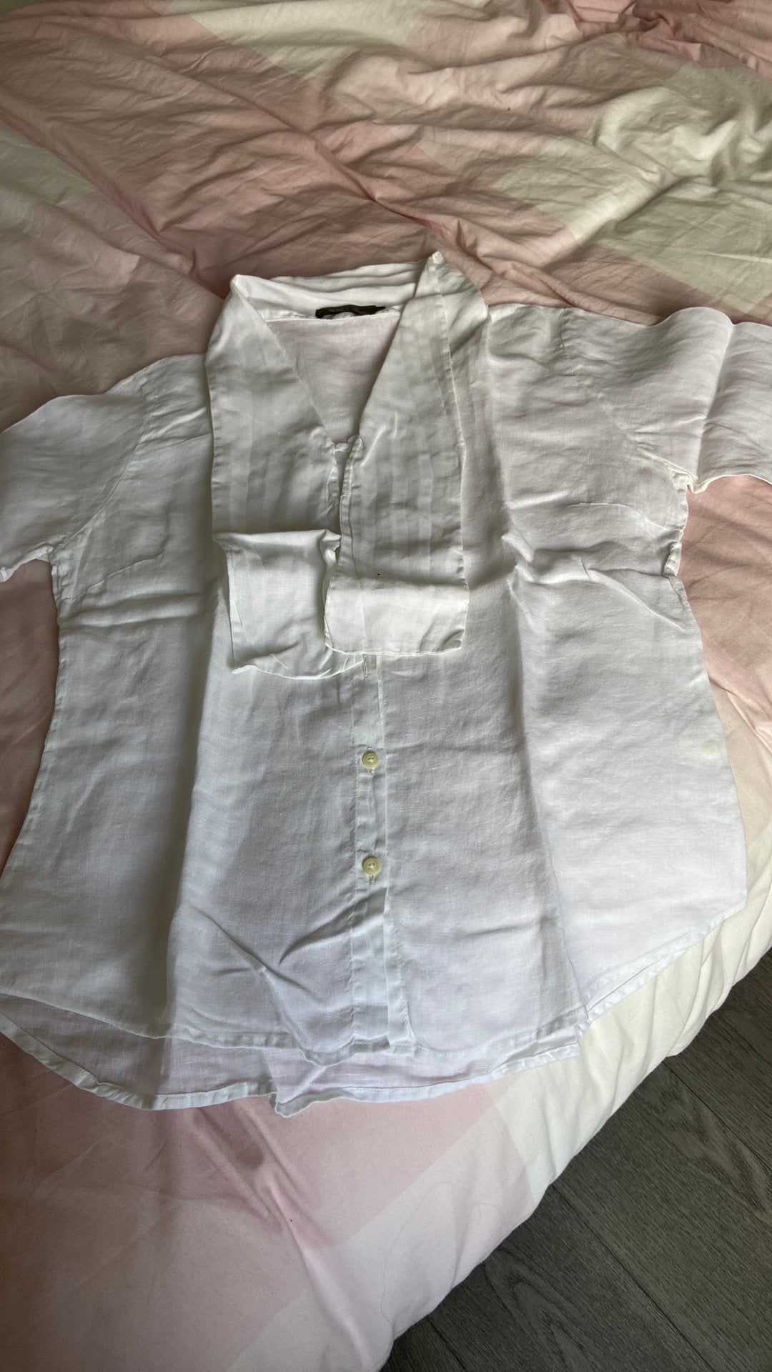 Linnen bloes 44 thelma en Louise, Kleding | Dames, Blouses en Tunieken, Ophalen of Verzenden, Zo goed als nieuw, Maat 42/44 (L)