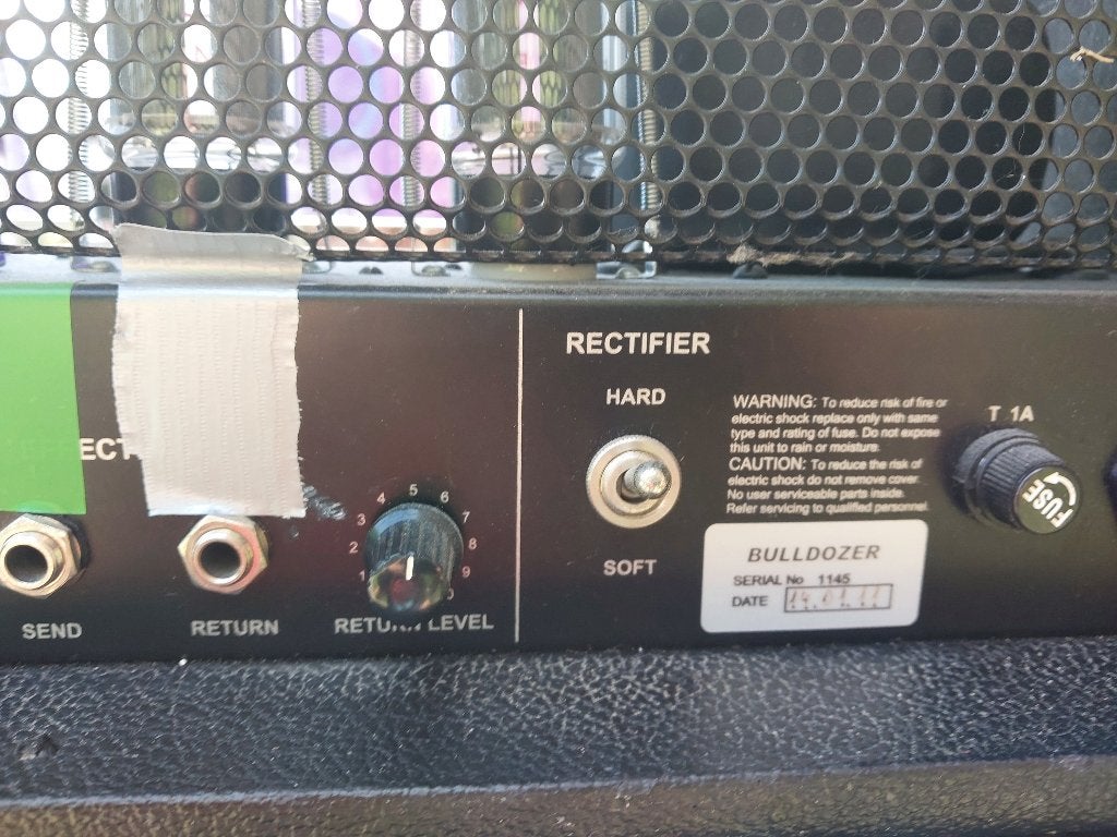 Yerasov / Fame Bulldozer ampli lampe 100w, Enlèvement, Utilisé, Guitare, 50 à 100 watts