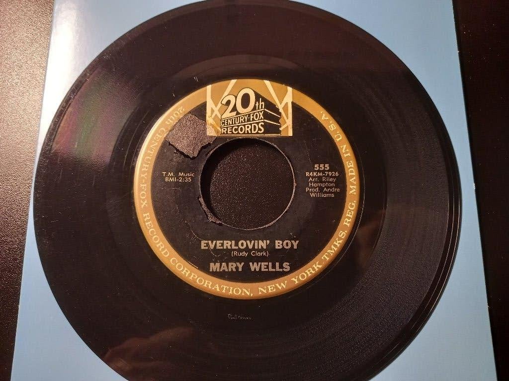 Mary Wells - Everlovin' Boy - Popcorn '7, Northern Soul, 7 inch, Comme neuf, Housse de protection extérieure, Autres types
