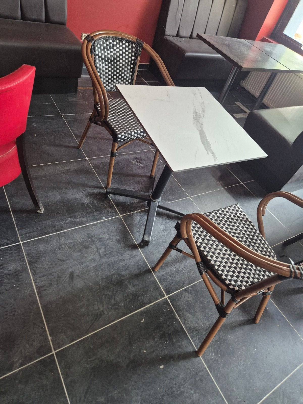 Table et chaisse terrasse, Ophalen