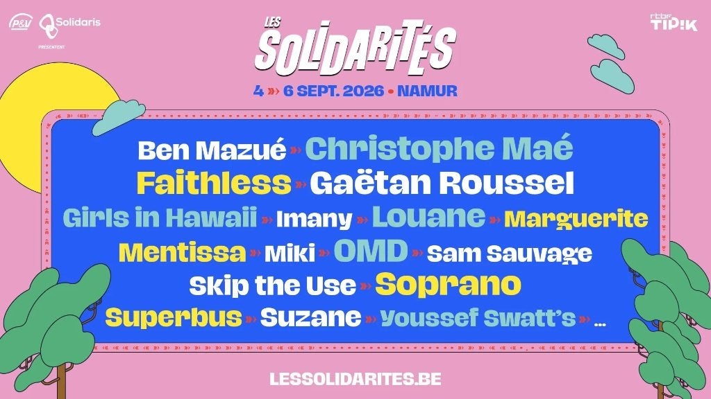 Les Solidarities 2026 - vrijdag 4 september, Tickets en Kaartjes, Eén persoon