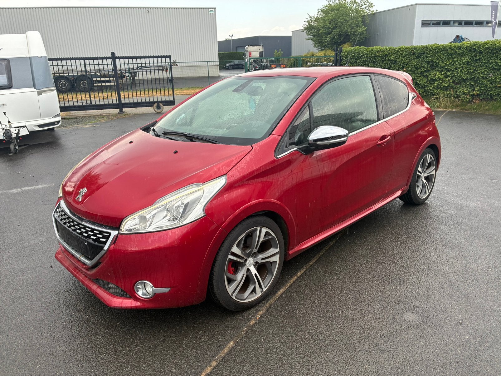Peugeot 208 GTI 2013, Voorwielaandrijving, Euro 5, Zwart, Leder en Stof