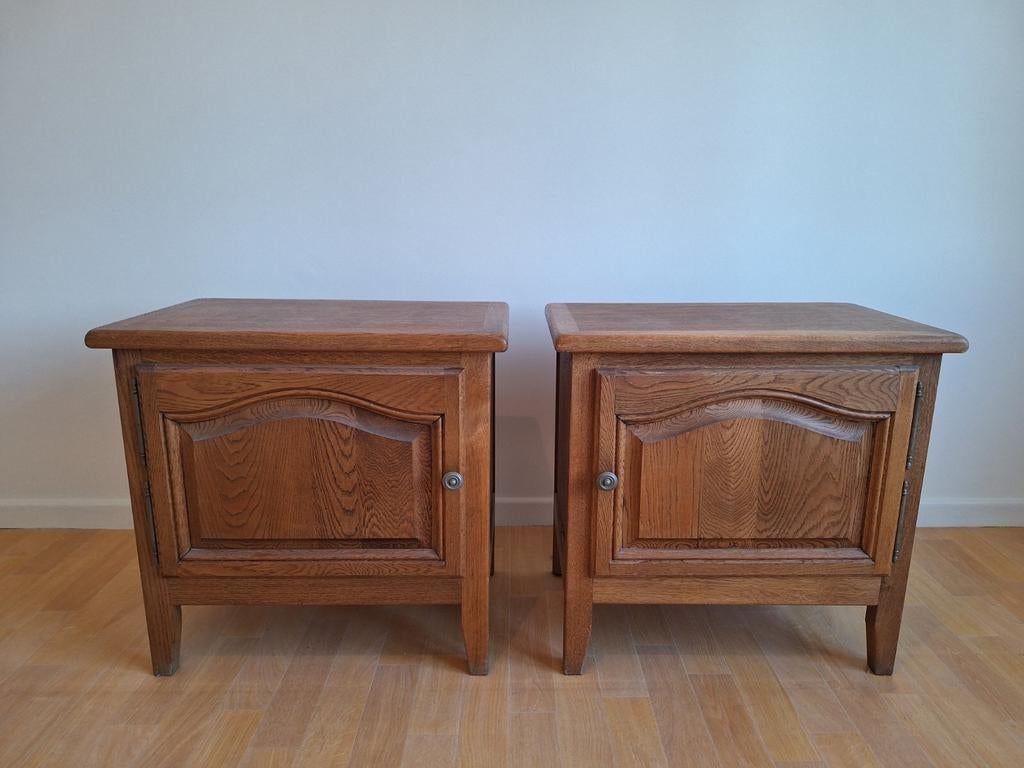 Duo de tables de nuit vintage, Zo goed als nieuw