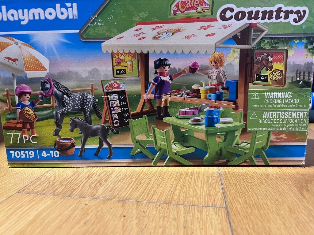 PLAYMOBIL Country Pony - café - 70519, Utilisé, Country, Figurines, Kit complet