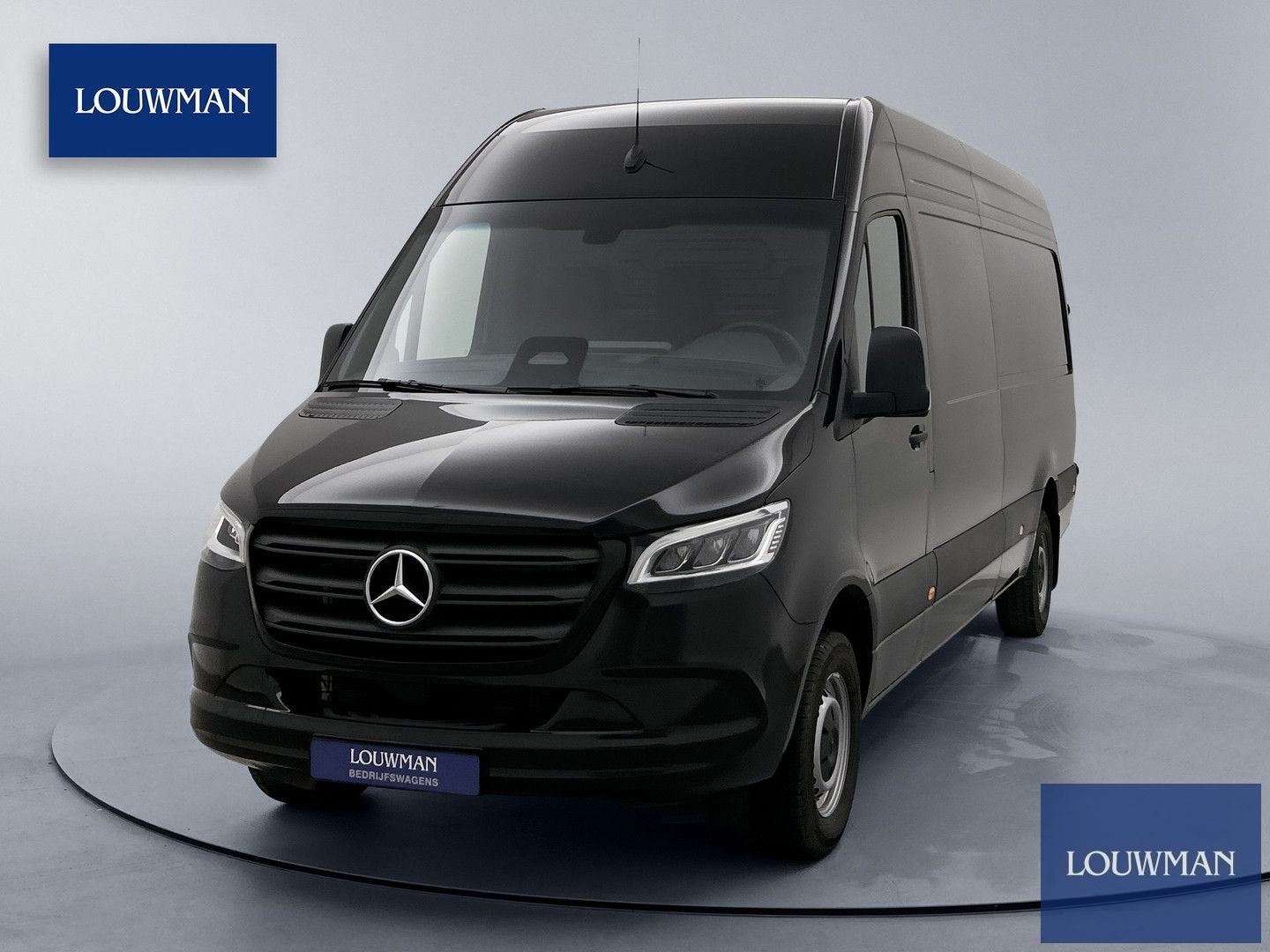 Mercedes-Benz Sprinter 317 1.9 L3H2 Led koplampen Navigatie, Auto's, Automaat, Zwart, Bedrijf, Diesel