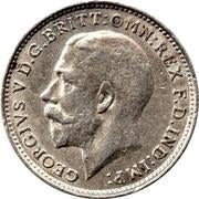 3 pence-Première édition de George V l'argent White Day 1918, Enlèvement, Autres pays, Monnaie en vrac, Argent