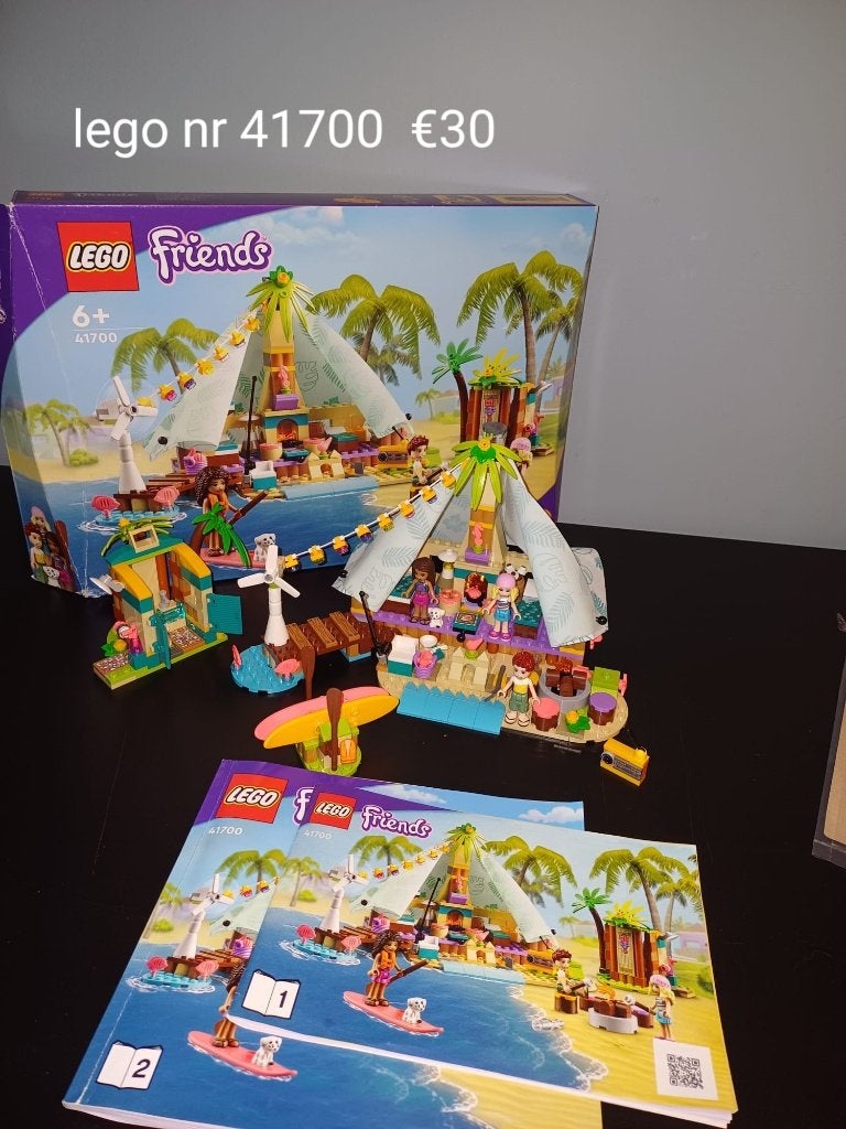 lego friends strand glamping, Ophalen, Compleet, Lego, Friends