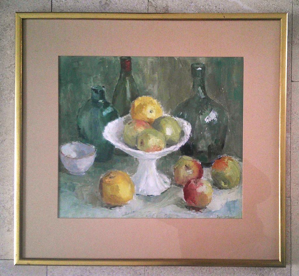 Nature morte aux pommes, e.a. - Jopie Limburg 1905-1991, Enlèvement ou Envoi