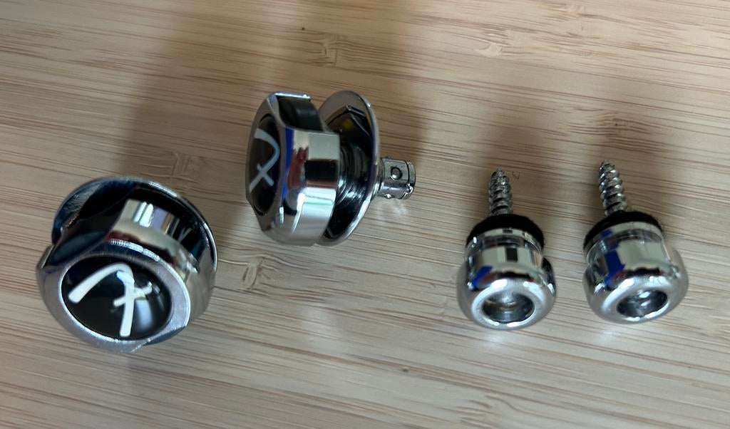 Fender Infinity Strap Locks Chrome, Muziek en Instrumenten, Ophalen of Verzenden, Zo goed als nieuw