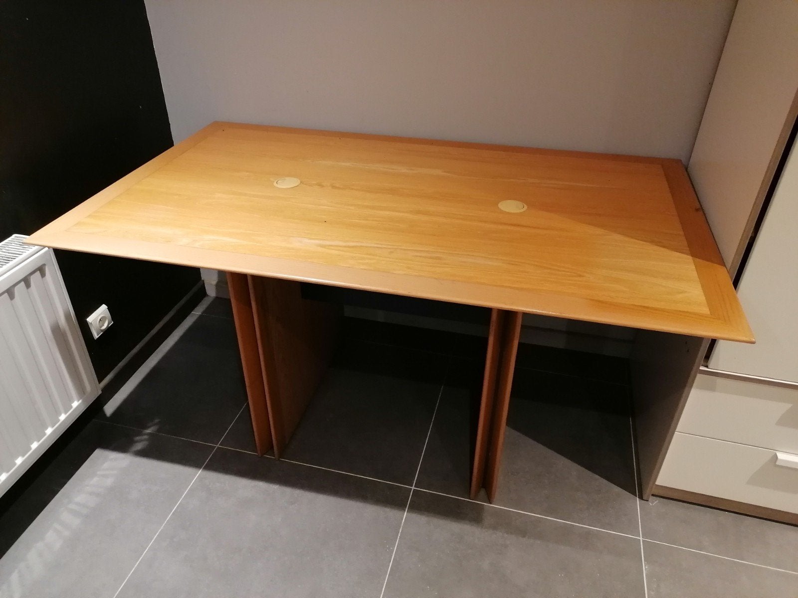Bureau, Maison & Meubles, Enlèvement, Comme neuf, Brun