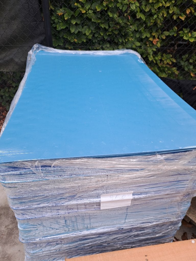 onderlegplaten kunststof voor pallet, Enlèvement, Comme neuf