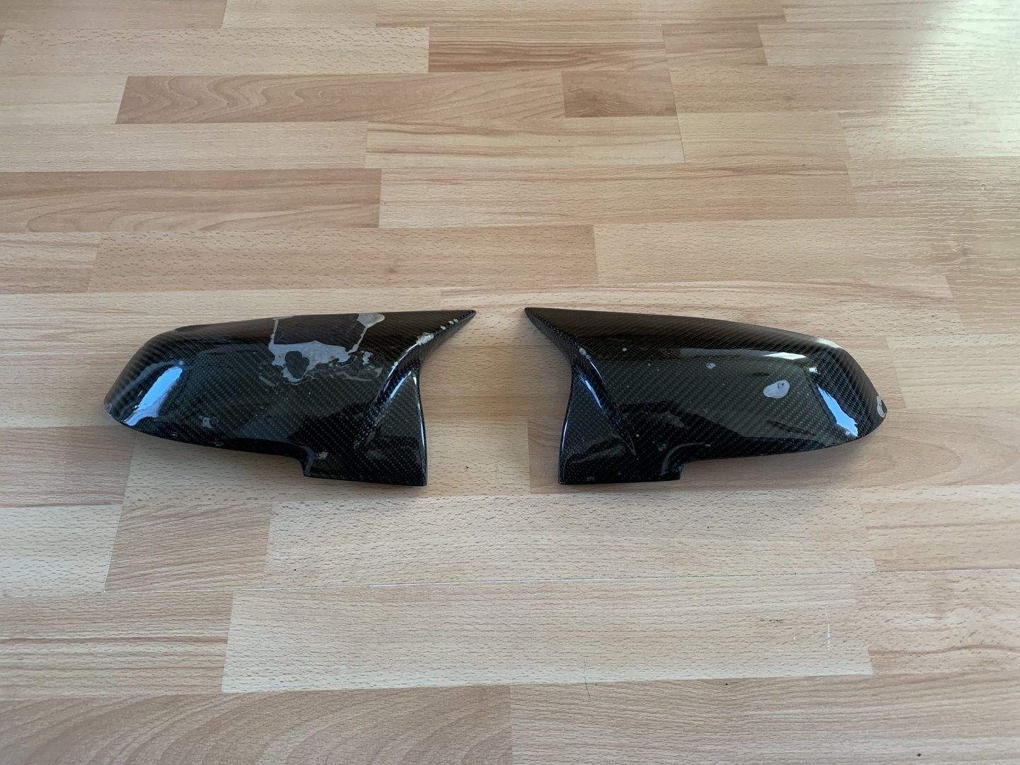 bmw 3 serie F30 F31 spiegelkap carbon links rechts gebruikte, -, Utilisé, -, Enlèvement ou Envoi