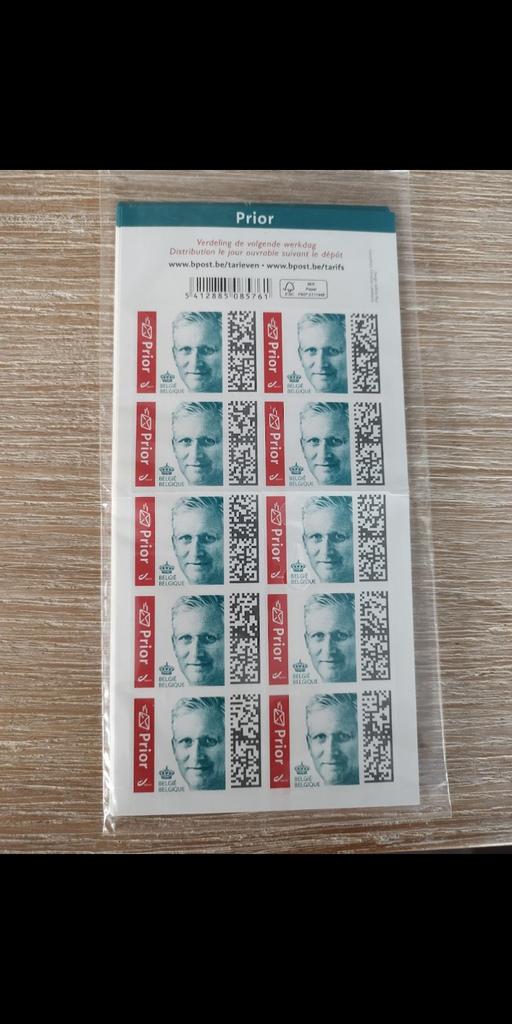Timbres prior Belgique, Enlèvement ou Envoi