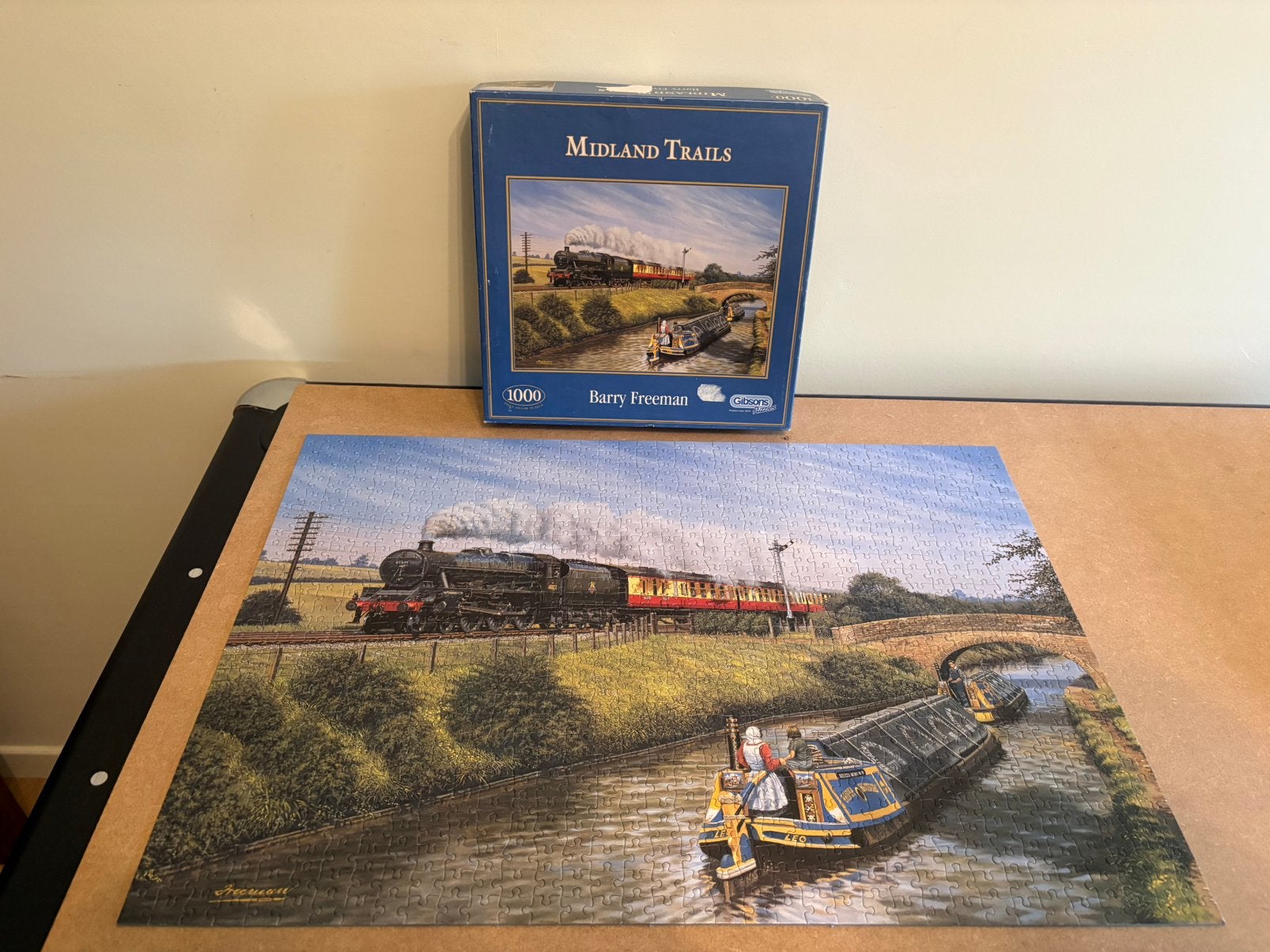 Gibsons: Midland Trails - Barry Freeman 1000 stukjes, Enlèvement ou Envoi, 500 à 1500 pièces, Utilisé, Puzzle