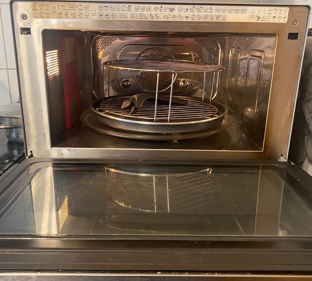 Combinatie magnetron/microgolf oven Whirlpool, Overige typen, Ophalen, Gebruikt, Overige merken
