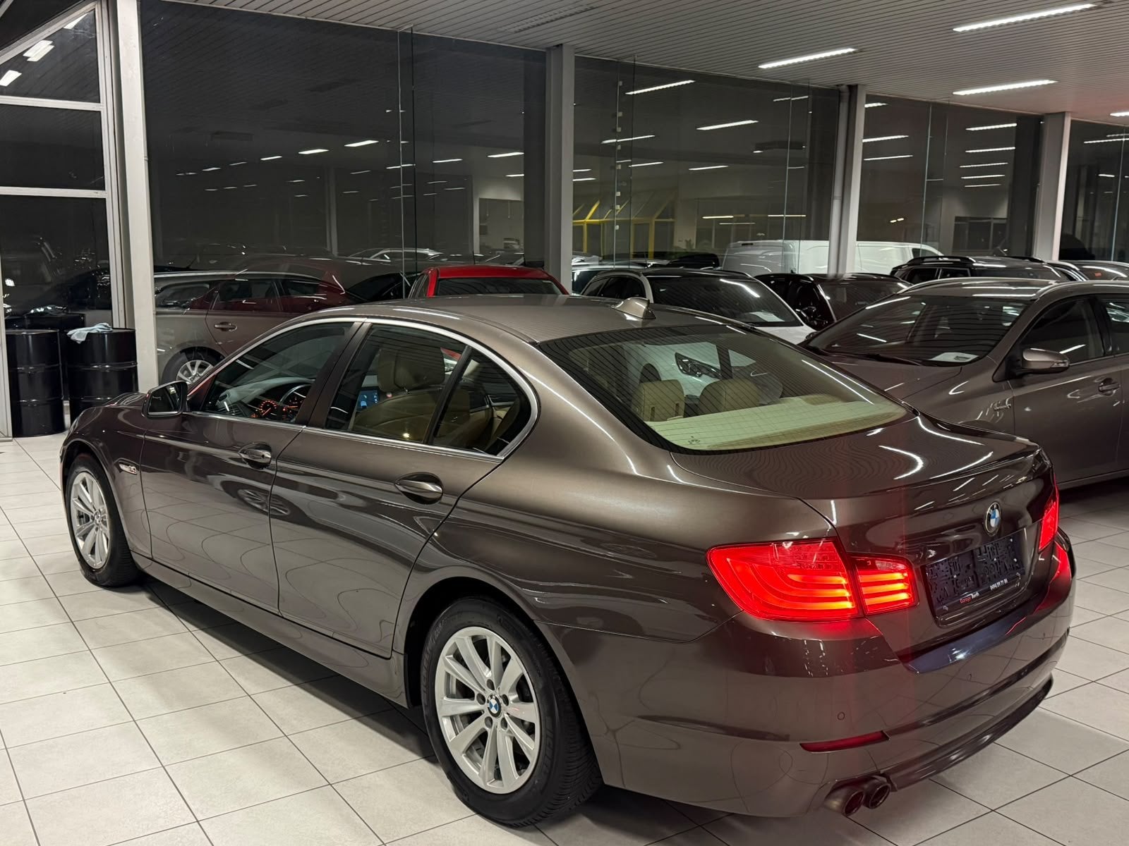 Bmw 520D, Auto's, Euro 5, Achterwielaandrijving, 129 g/km, Bruin