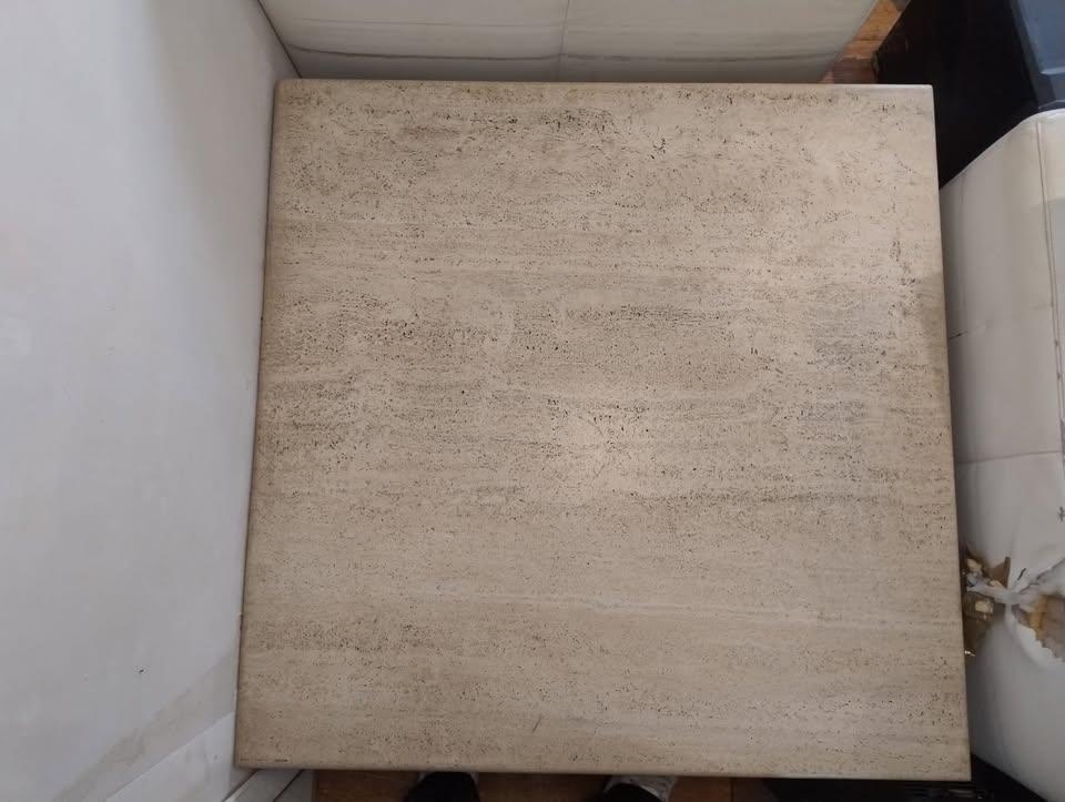 Table en marbre, 100 à 150 cm, Moins de 50 cm, Vintage, Carré