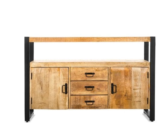 Dressoir Britt met laden en deuren – Nieuw, Huis en Inrichting, Met lade(s), Nieuw, Overige houtsoorten, 25 tot 50 cm