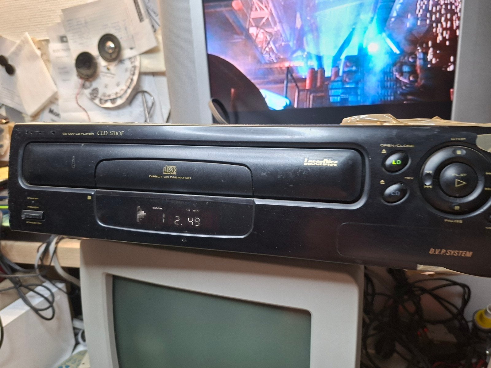 lazer disque pioneer sld-s310f sans telecommande, TV, Hi-fi & Vidéo, Enlèvement
