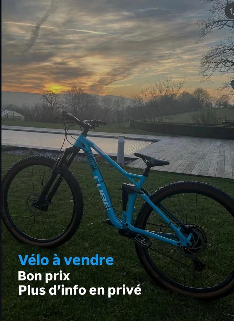 Vtt enduro cube, Enlèvement ou Envoi, Comme neuf