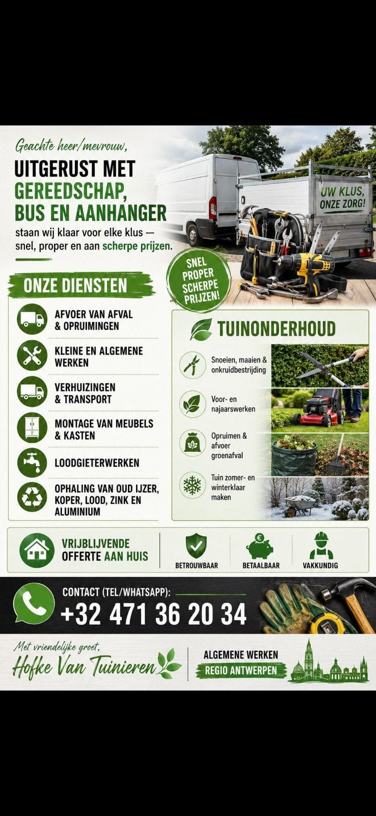 RenoConstruct – Algemene Werken & Totale Renovaties, Diensten en Vakmensen, Aannemers