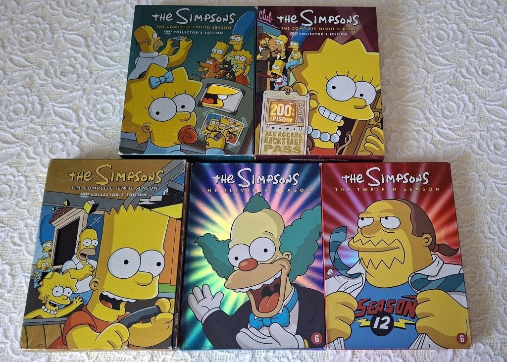 dvd-boxen The Simpsons, Ophalen, Gebruikt, Tekenfilm, Amerikaans
